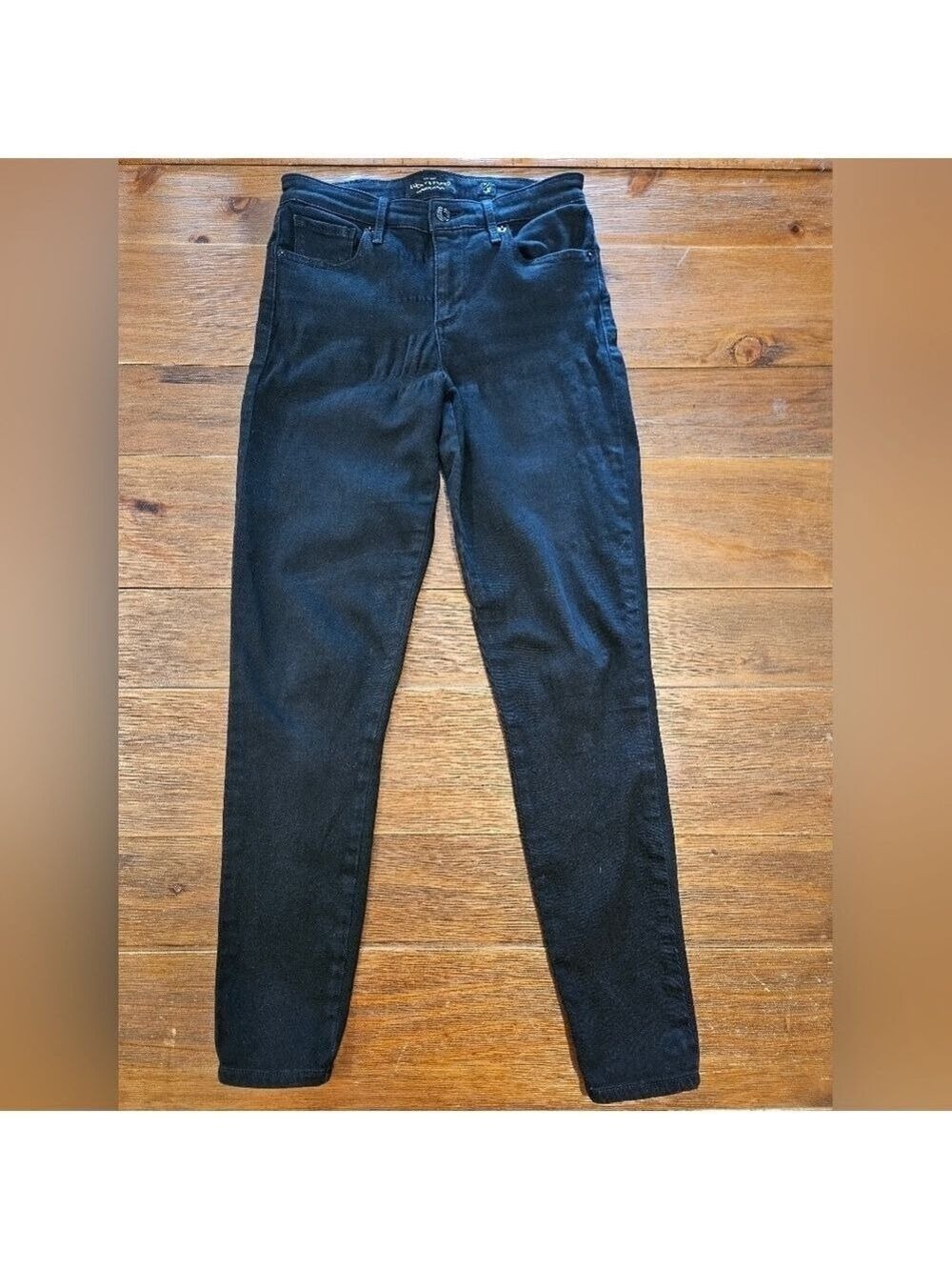 LUCKY BRAND WOMEN'S BLACK WINDMILL AVA SKINNY STRETCHY JEANS SIZE 4 WAIST 27